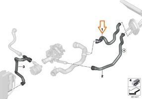 BMW 4 F36 Gran coupe Caurulīte (-es) / šļūtene (-es) 64219329648