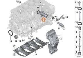 BMW 4 F36 Gran coupe Przewód / Wąż chłodnicy 11118511205