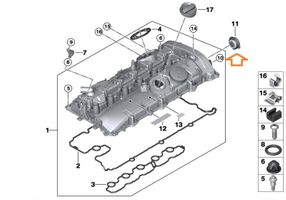 BMW 3 G20 G21 Electrovanne position arbre à cames 7614288