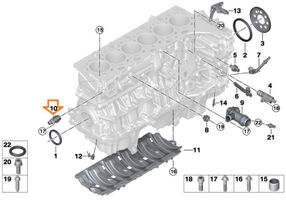 BMW 2 F22 F23 Muu moottorin osa 11118629123	