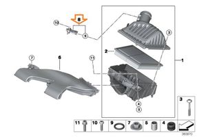 BMW 2 F46 Débitmètre d'air massique 8583496