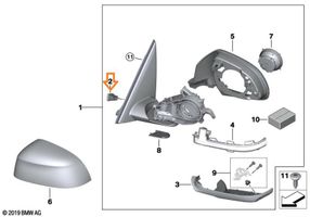 BMW X3 G01 Nagrzewnica / Komplet 61139313124	