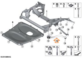 BMW M3 F80 Priekinė svirtis 31122284532