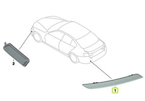 BMW 4 F32 F33 Réflecteur de feu arrière 7847233