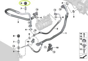 BMW 3 G20 G21 Autres pièces de clim 8387437