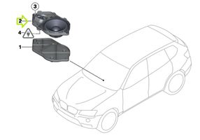 BMW X3 F25 Garsiakalbis panelėje 9237280