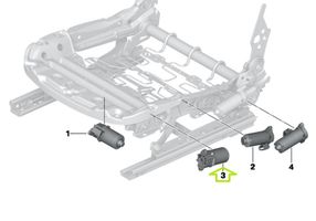 BMW 3 F30 F35 F31 Istuimen säätömoottori 7325531