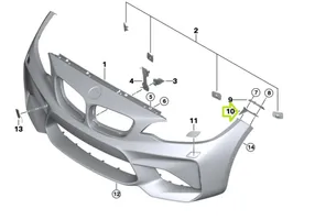 BMW M2 F87 Front bumper mounting bracket 8066942