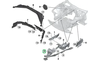 BMW 2 F22 F23 Muu moottoritilan osa 7274865