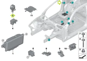 BMW M3 F80 Gaisa spilvenu trieciensensors 9217711