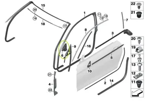 BMW 4 F32 F33 Garsiakalbis (-iai) priekinėse duryse 7314183