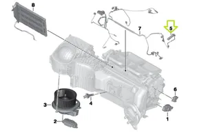 BMW 3 F30 F35 F31 Bocchetta canale dell’aria abitacolo 9205386