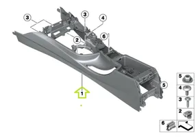 BMW M3 F80 Centrinė konsolė 9360522