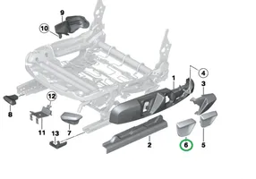 BMW 2 F22 F23 Istuimen verhoilu 7270146