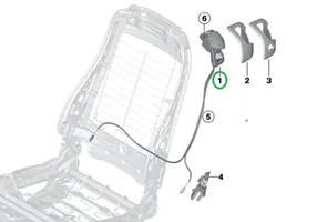 BMW 2 F22 F23 Istuimen selkänojan säätövipu/-kahva 7315575