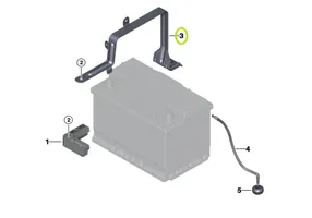 BMW X3 F25 Mocowanie akumulatora 7594932