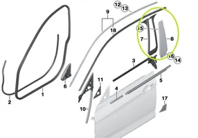 BMW 4 F36 Gran coupe Altro elemento di rivestimento sottoporta/montante 7453304