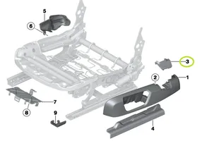 BMW 2 F22 F23 Turvavyön koristelista 7272301