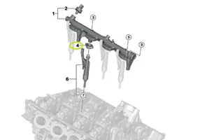 BMW X3 F25 Fuel Injector clamp holder 8642294