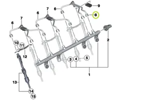 BMW X3 F25 Listwa wtryskowa 7576776