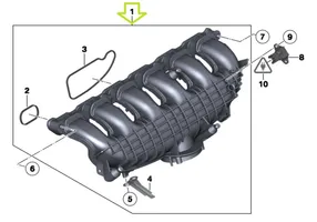 BMW 2 F22 F23 Colector de admisión 7576911
