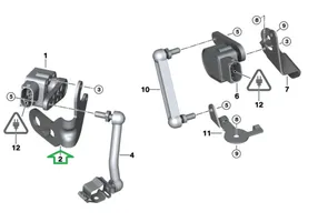 BMW 3 E90 E91 Front height sensor lever 6763734