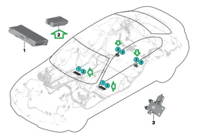 BMW 3 F30 F35 F31 Istuimen säädön moduuli 9216468