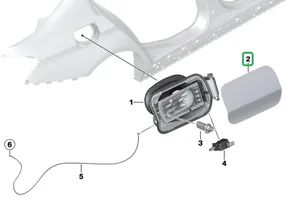 BMW 4 F36 Gran coupe Sportello del serbatoio del carburante 7307912