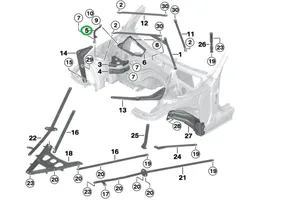 BMW M4 F82 F83 Muu korin osa 7326244