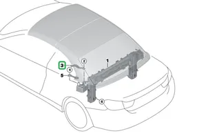 BMW M4 F82 F83 Barra de desplazamiento del techo descapotable 7316718