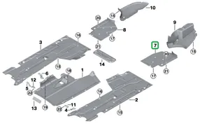 BMW M3 F80 Sānu apakšas aizsardzība 8062221