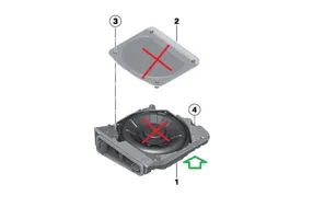 BMW M4 F82 F83 Subwoofer-bassokaiutin 9210152