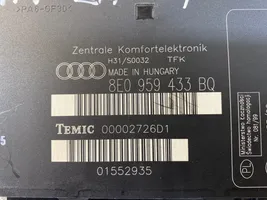 Audi A4 S4 B7 8E 8H Komforta modulis 8E0959433BQ