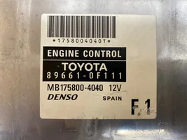 Toyota Corolla Verso AR10 Variklio valdymo blokas 896610F111