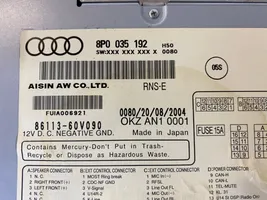 Audi A3 S3 8P Unité principale radio / CD / DVD / GPS 8P0035192