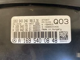 Mercedes-Benz A W169 Tachimetro (quadro strumenti) A1695400848