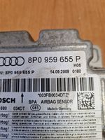 Audi A3 S3 A3 Sportback 8P Turvatyynyn ohjainlaite/moduuli 8P0959655P