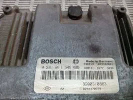 Renault Megane II Sterownik / Moduł ECU 0281011549