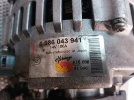 Opel Vectra B Generaattori/laturi 0986043941