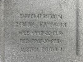 BMW 1 E82 E88 Doublure de coffre arrière, tapis de sol 54703014