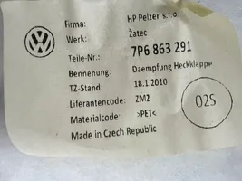 Volkswagen Touareg II Poszycie klapy tylnej bagażnika i inne elementy 7P6863291