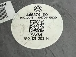 Volkswagen Touareg II Support de radiateur sur cadre face avant 7P6805594