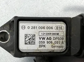 Volkswagen Touareg II Capteur de pression des gaz d'échappement 059906051A