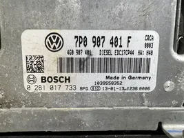 Volkswagen Touareg II Calculateur moteur ECU 7P0907401F