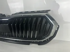 Skoda Octavia Mk4 Grille calandre supérieure de pare-chocs avant 6VA853653