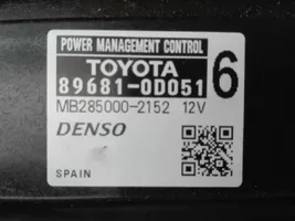 Toyota Yaris Moduł / Sterownik komfortu 896810D051