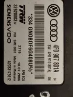 Audi A6 S6 C6 4F Centralina/modulo sistema frenante 4F0907801A