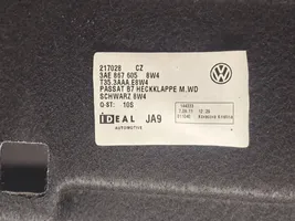 Volkswagen PASSAT B7 Poszycie klapy tylnej bagażnika i inne elementy 3AE867605