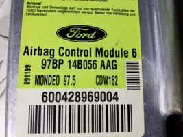 Ford Mondeo MK II Sterownik / Moduł Airbag 97BP14B056AAG