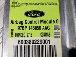 Ford Mondeo MK II Turvatyynyn ohjainlaite/moduuli 97BP14B056AAG